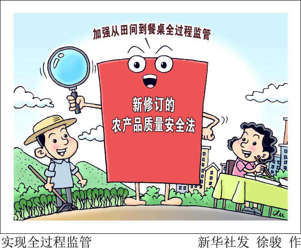 確保人民群眾“舌尖上的安全”——解讀新修訂的《農產品質量安全法》